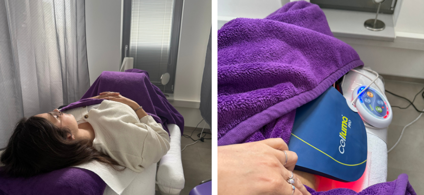 Lichttherapie-Sitzungen für einen besseren Heilungsverlauf